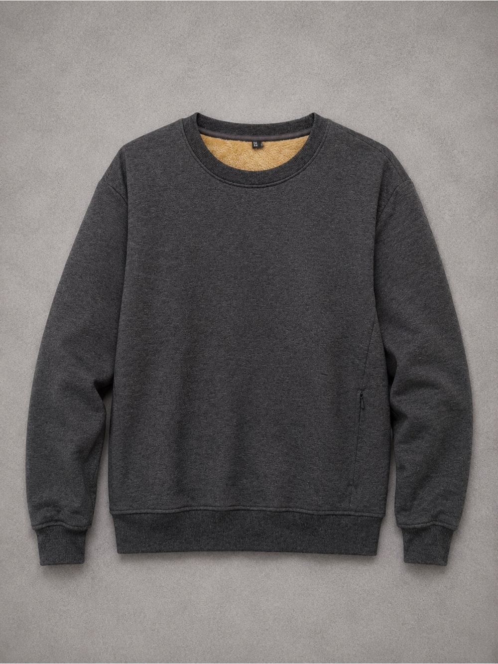 MAGCOMSEN Women's Crewneck Sweatshirt Fleece Pullover Sweater Gray Size Medium